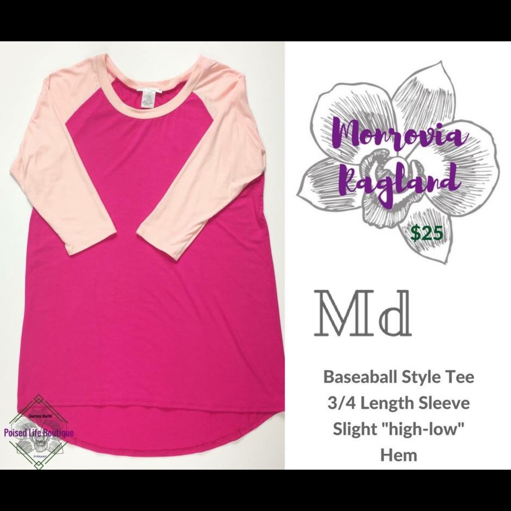 Honey & Lace Monrovia Raglan